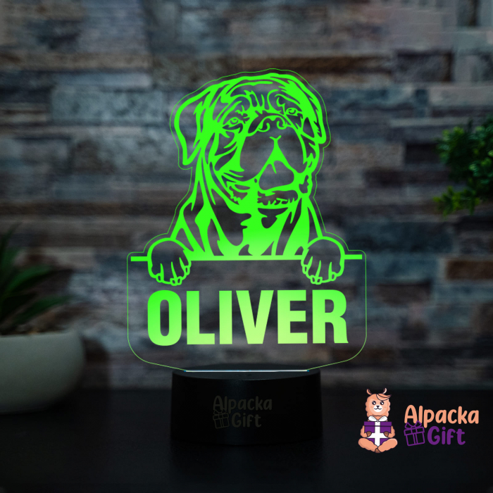 Lampă 3D - Dog de Bordeaux (Dogues de Bordeaux) [2]