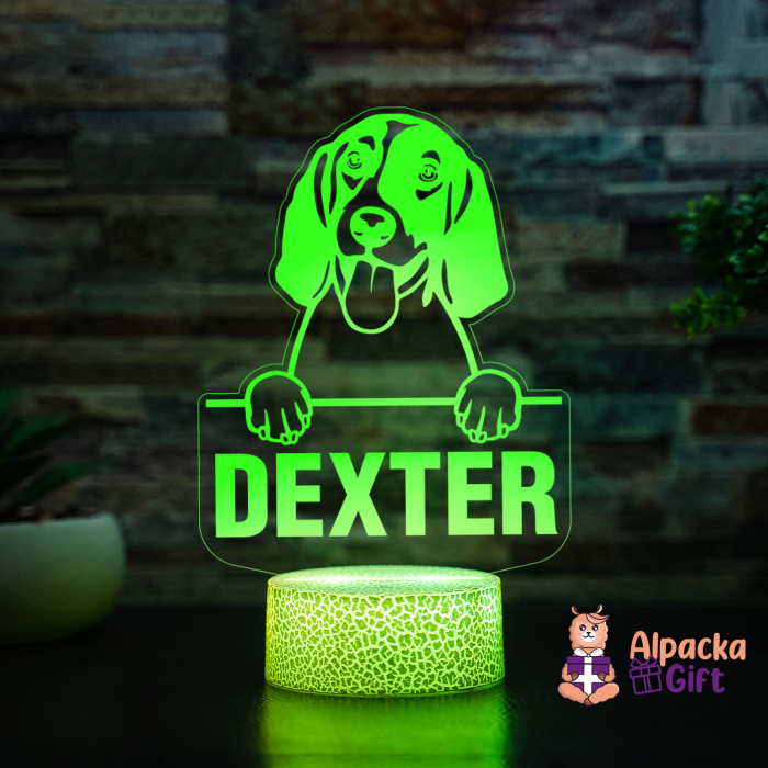 Lampă 3D English Foxhound [4]