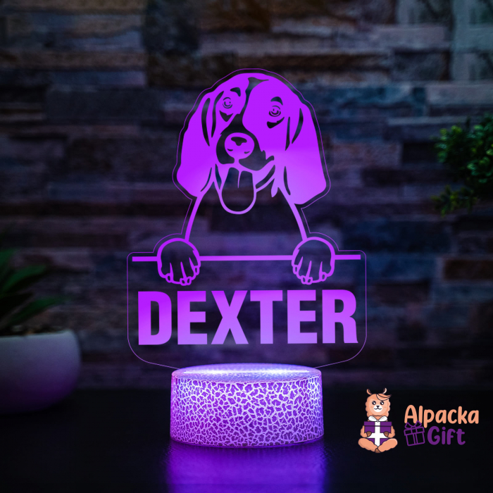 Lampă 3D English Foxhound [3]
