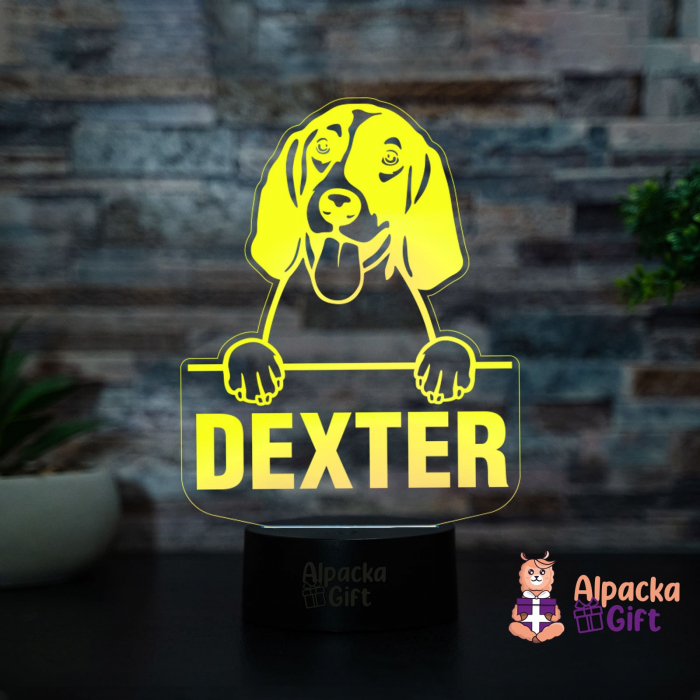 Lampă 3D English Foxhound [3]