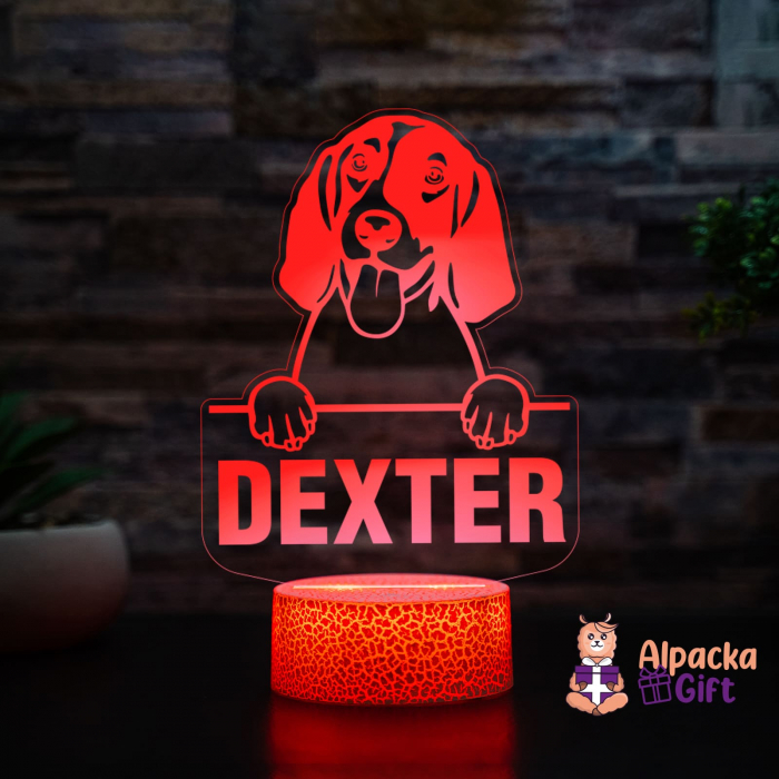 Lampă 3D English Foxhound [2]