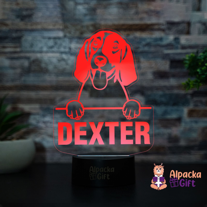 Lampă 3D English Foxhound [4]