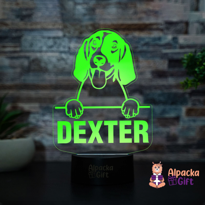 Lampă 3D English Foxhound [2]