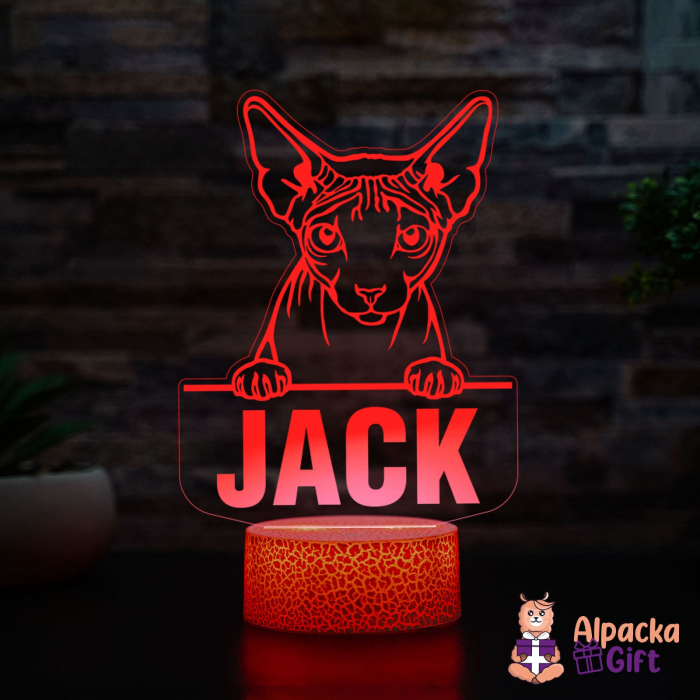 Lampă 3D - Don Sphynx [2]
