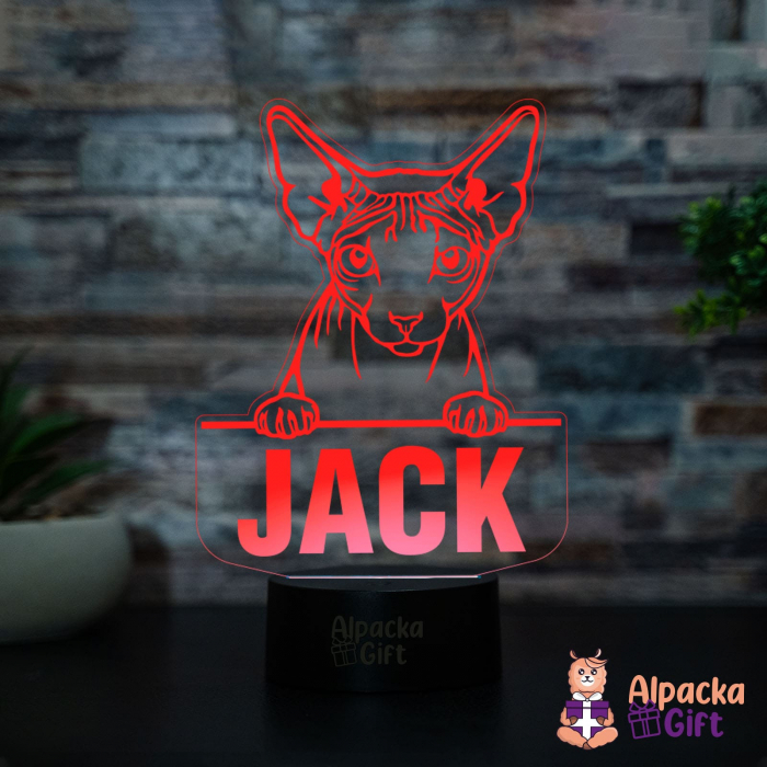 Lampă 3D - Don Sphynx [2]