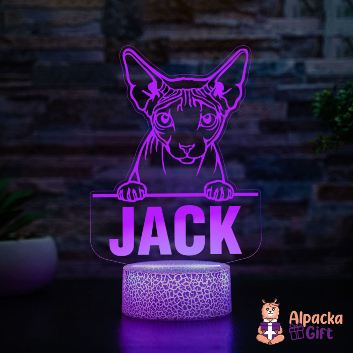 Lampă 3D - Don Sphynx [4]