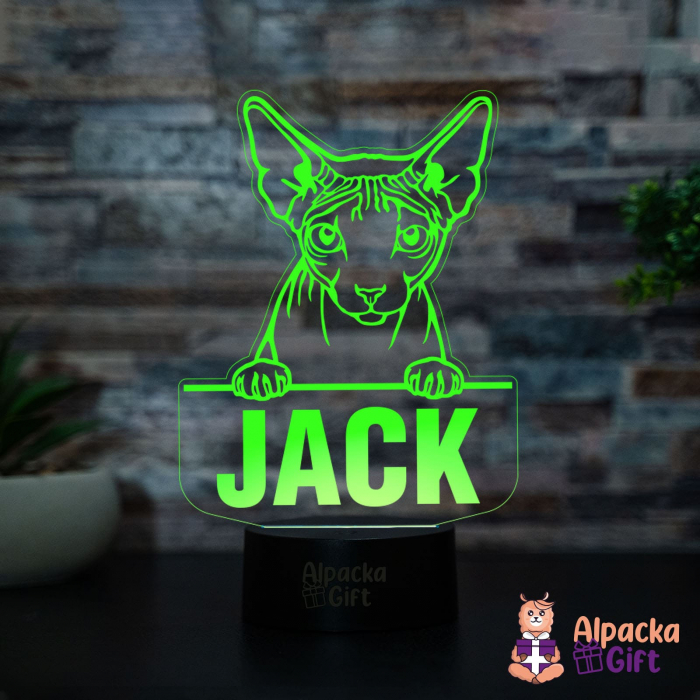 Lampă 3D - Don Sphynx [3]