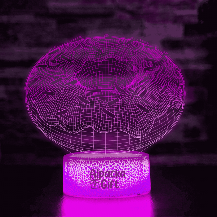 Lampă 3D - Donut [3]