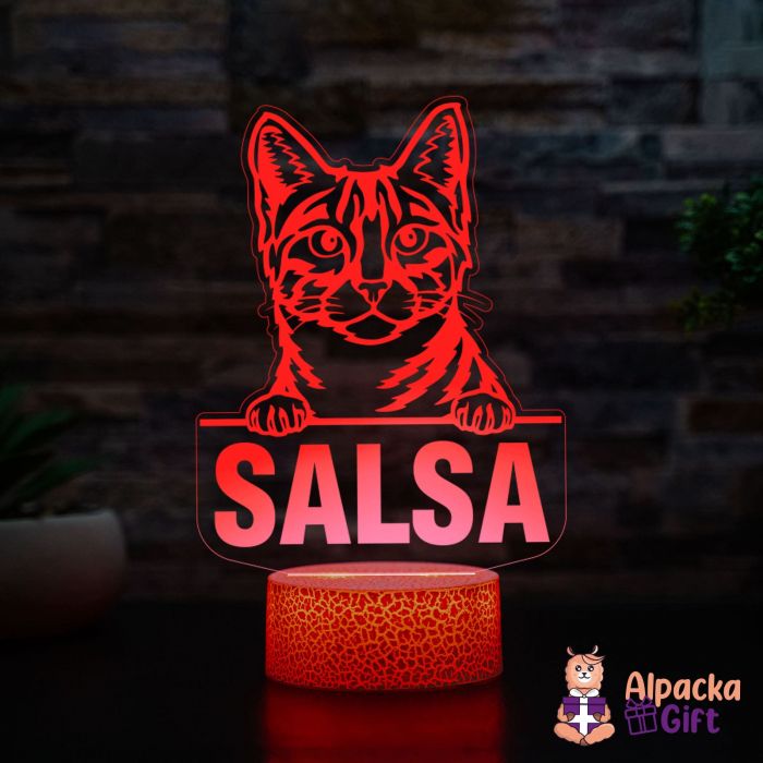 Lampă 3D - Egyptian Mau [5]