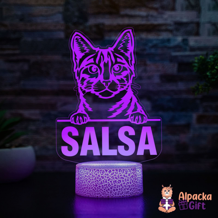 Lampă 3D - Egyptian Mau [2]