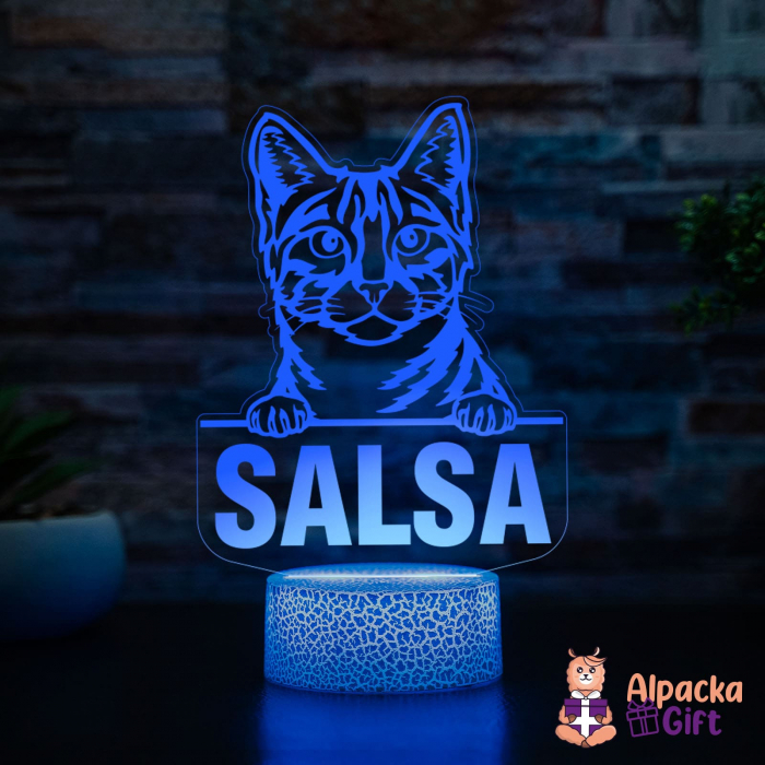 Lampă 3D - Egyptian Mau [4]