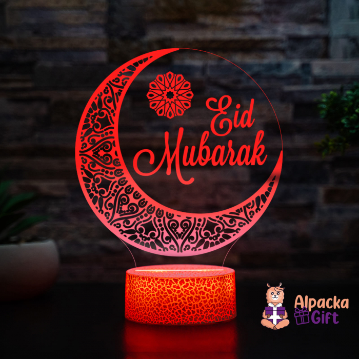 Lampă 3D - Eid Mubarak [2]