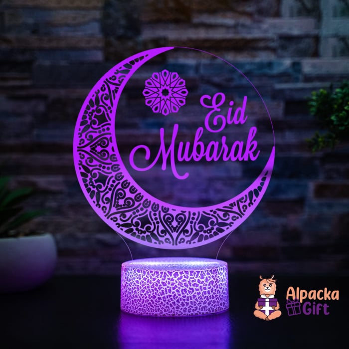 Lampă 3D Eid Mubarak [5]