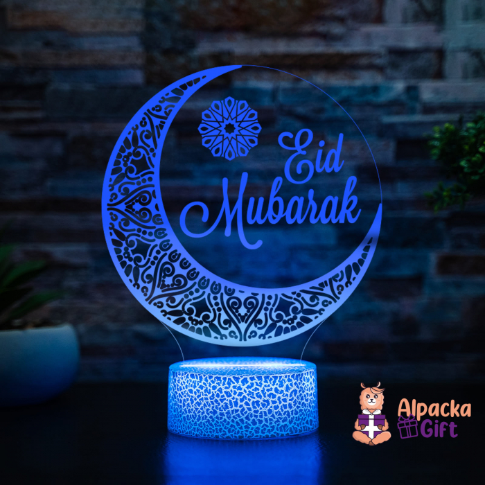Lampă 3D - Eid Mubarak [3]