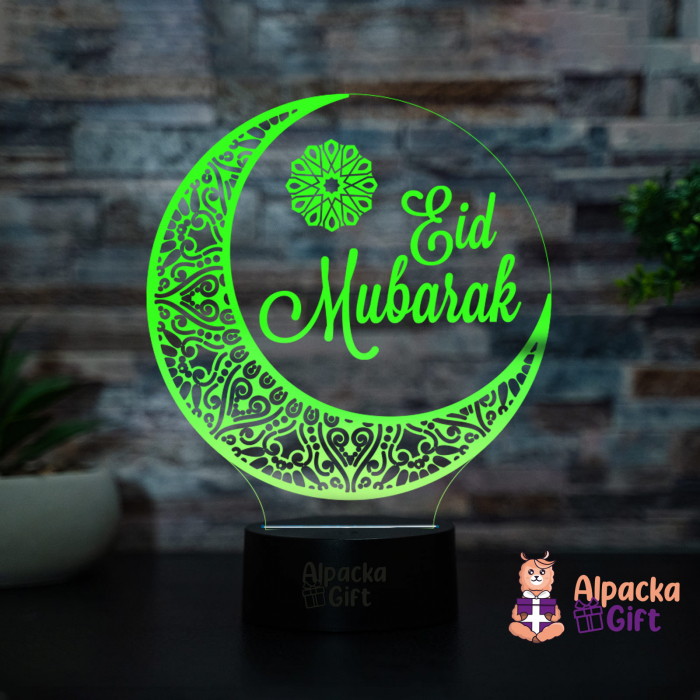 Lampă 3D - Eid Mubarak [6]