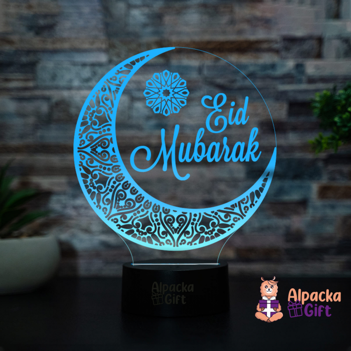 Lampă 3D - Eid Mubarak [4]