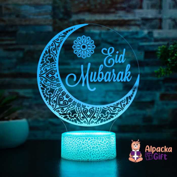 Lampă 3D Eid Mubarak [4]