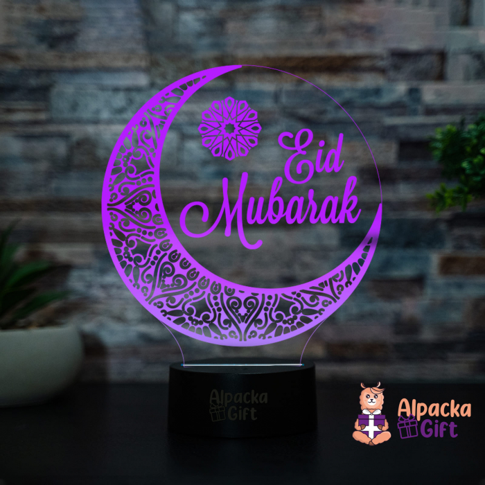 Lampă 3D - Eid Mubarak [5]