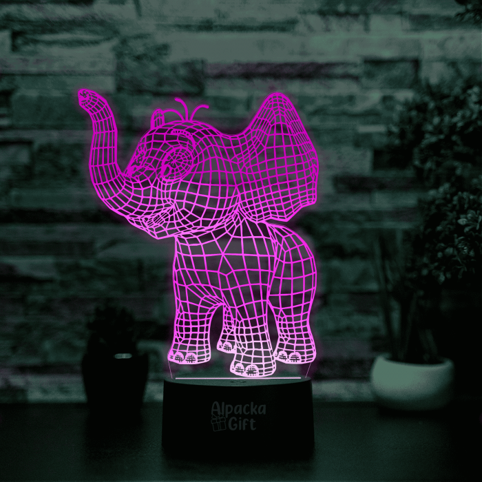 Lampă 3D - Elefant [3]