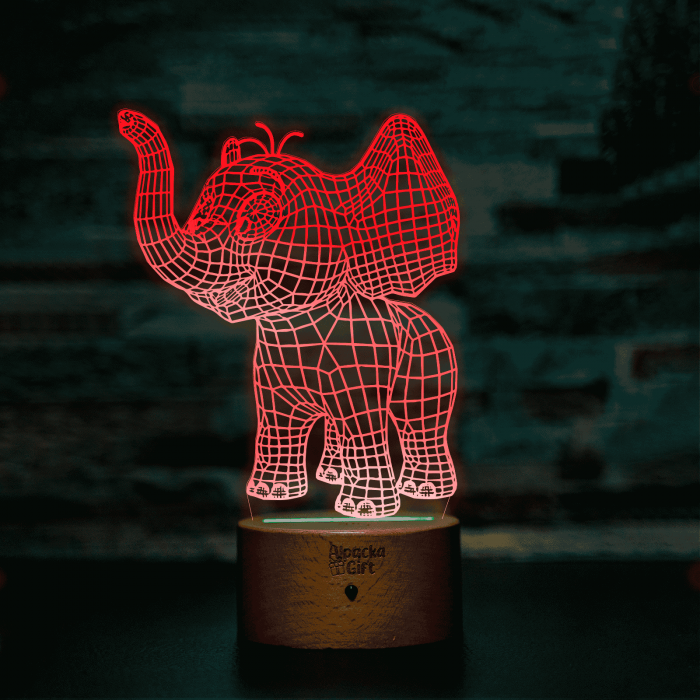 Lampă 3D - Elefant [3]