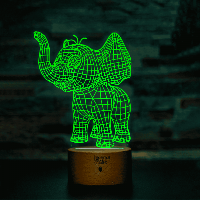 Lampă 3D - Elefant [5]