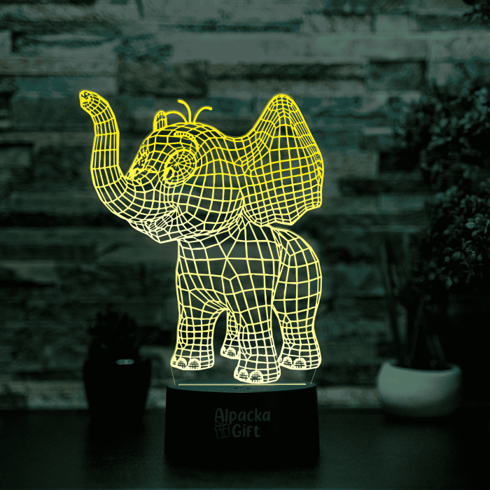 Lampă 3D - Elefant [2]