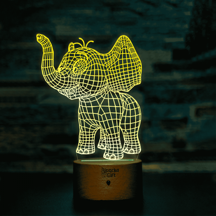 Lampă 3D - Elefant [1]