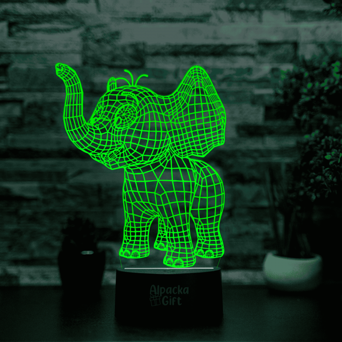 Lampă 3D - Elefant [5]