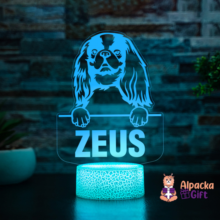 Lampă 3D - Toy Spaniel Englez (English Toy Spaniel) [5]