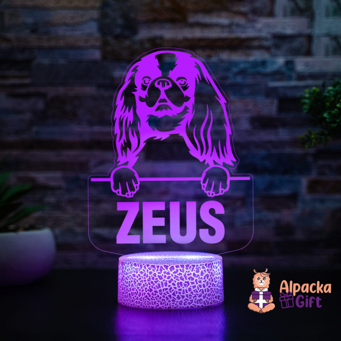 Lampă 3D - Toy Spaniel Englez (English Toy Spaniel) [3]