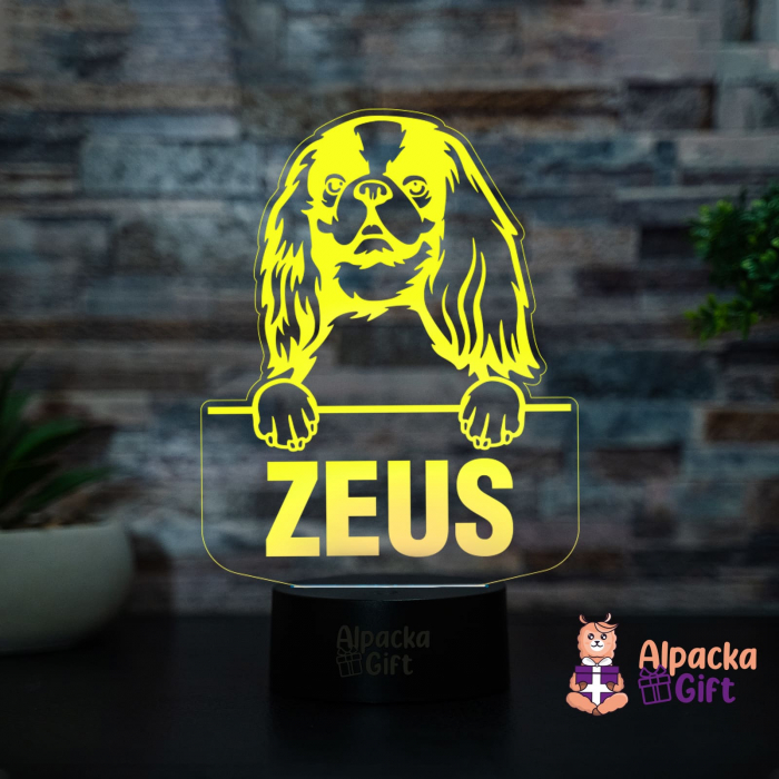 Lampă 3D - Toy Spaniel Englez (English Toy Spaniel) [3]