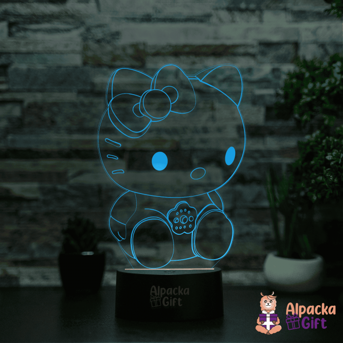 Lampă 3D - Hello Kitty [5]