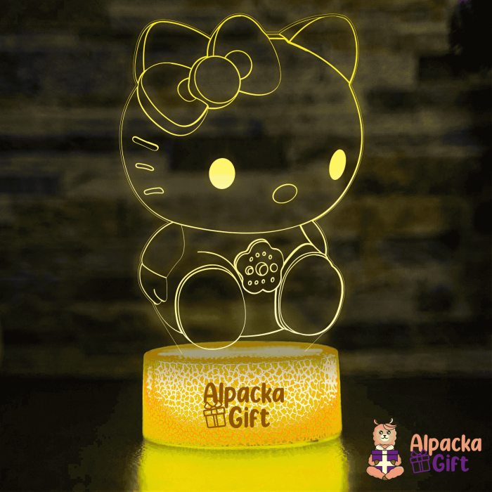 Lampă 3D - Hello Kitty [5]