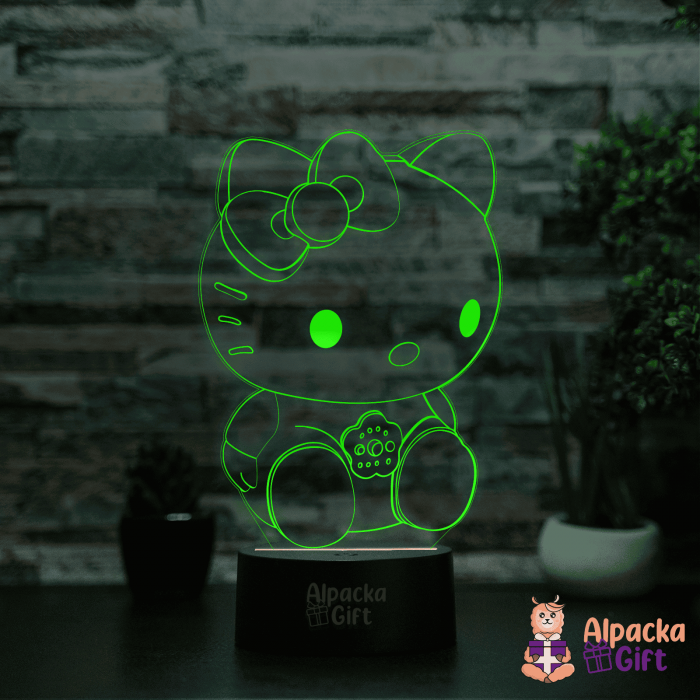 Lampă 3D - Hello Kitty [2]