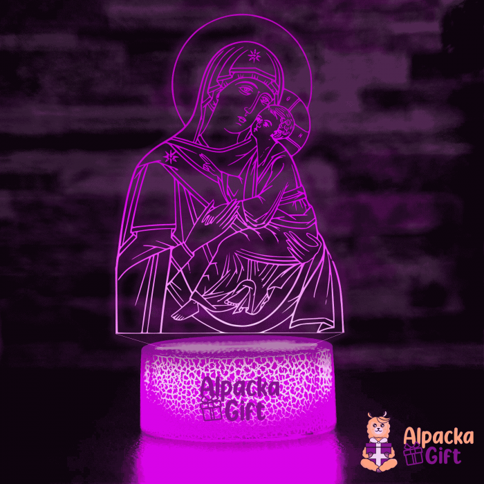 Lampă 3D - Fecioara Maria [3]