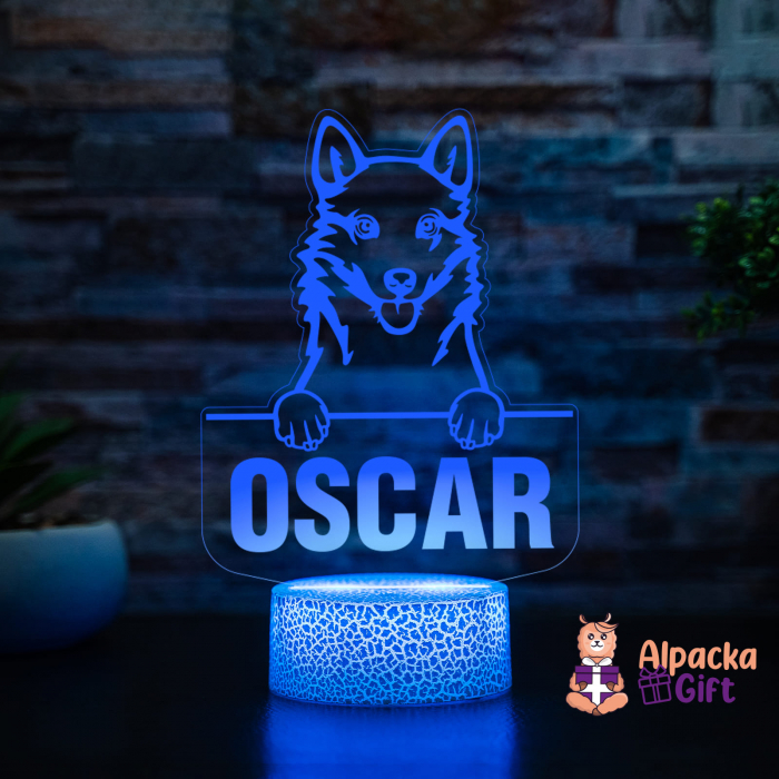 Lampă 3D - Spitz Finlandez (Finnish Spitz) [2]