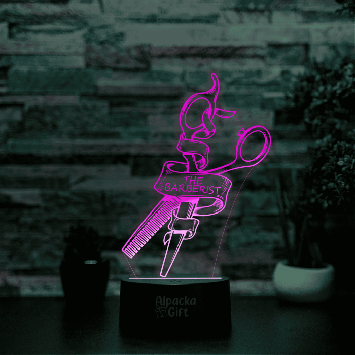 Lampă 3D - Foarfeca [4]