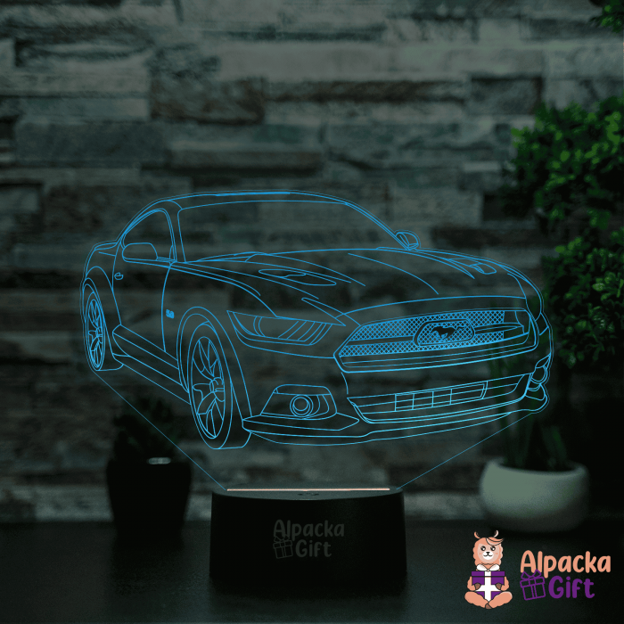 Lampă 3D - Ford Mustang [3]