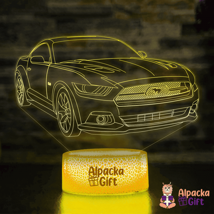 Lampă 3D - Ford Mustang [4]