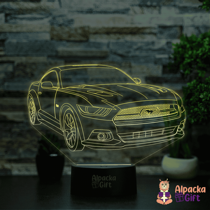 Lampă 3D - Ford Mustang [4]