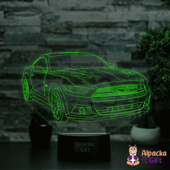 Lampă 3D - Ford Mustang [2]