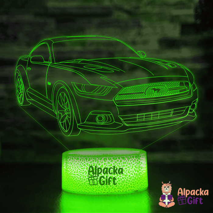 Lampă 3D - Ford Mustang [2]
