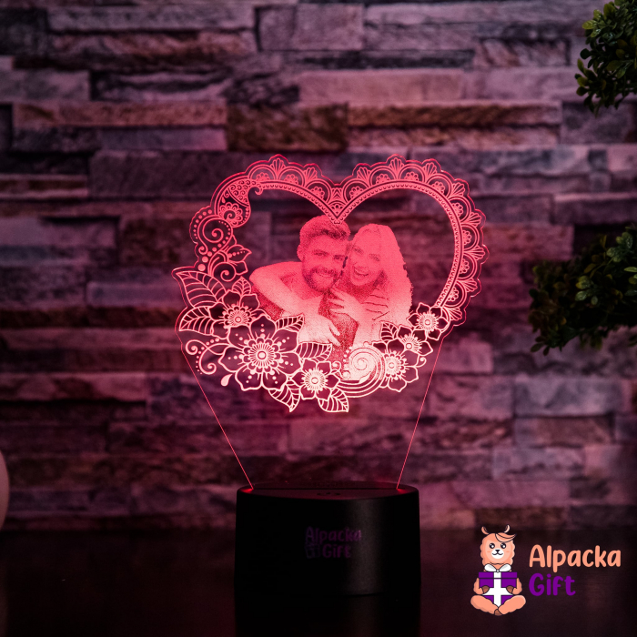 Lampă 3D - Inimă 2 [5]