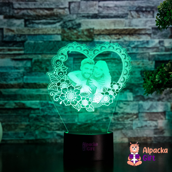 Lampă 3D - Inimă 2 [4]