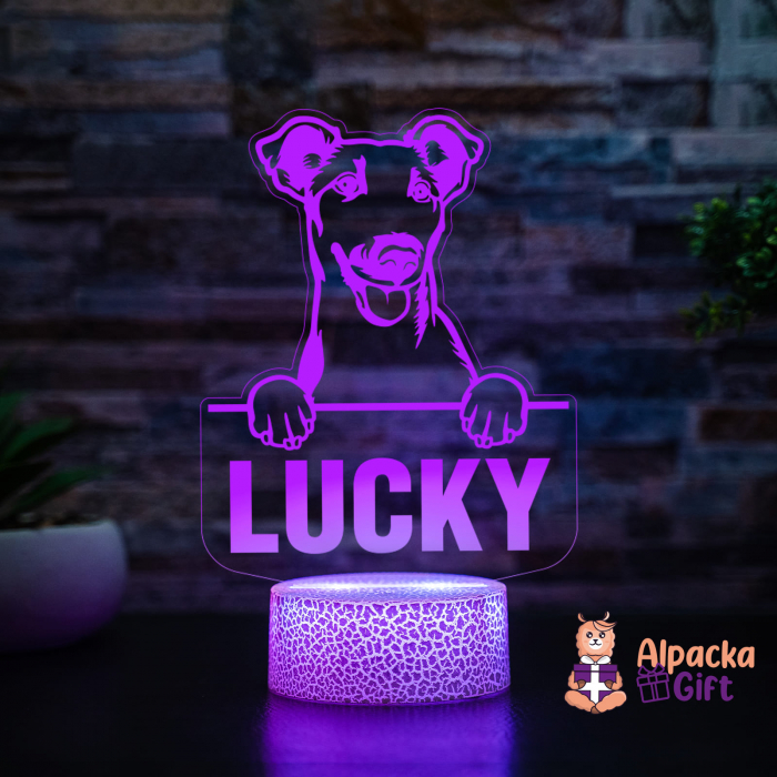 Lampă 3D Fox Terriers (Smooth) [6]