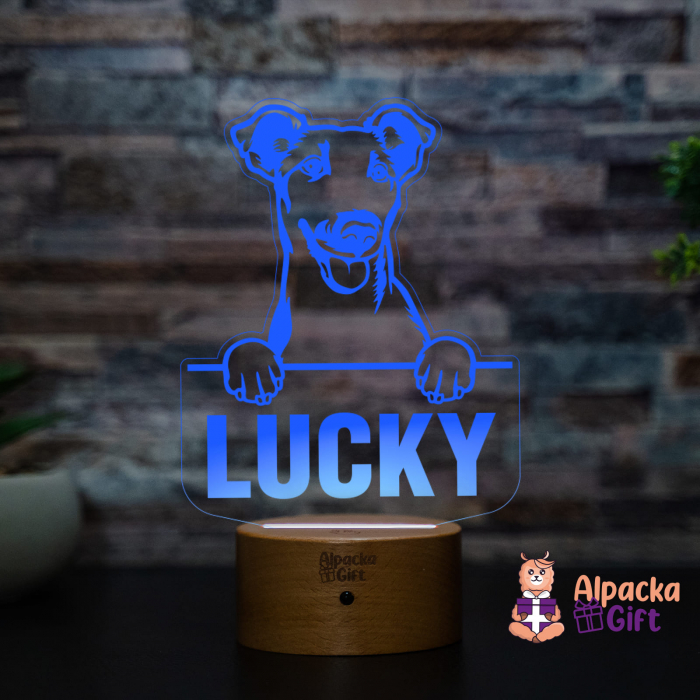 Lampă 3D Fox Terriers (Smooth) [10]