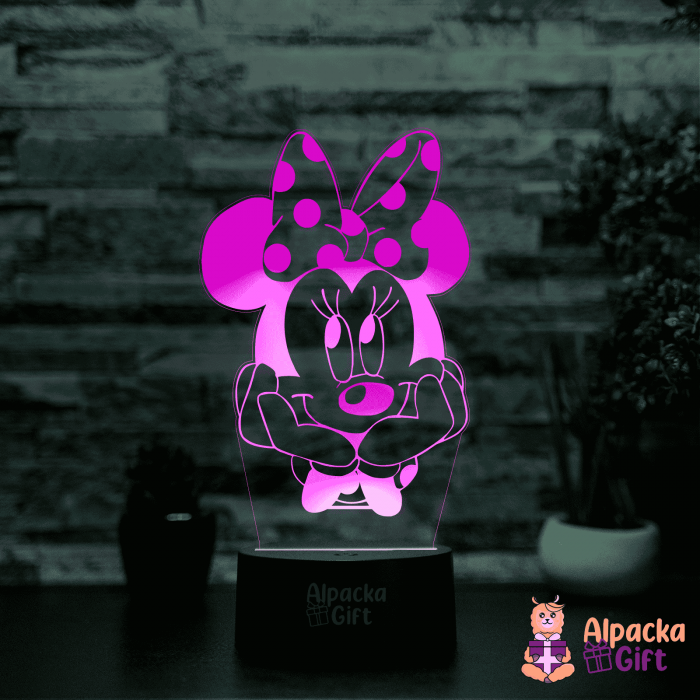 Lampa 3D - Minnie Mouse [4]