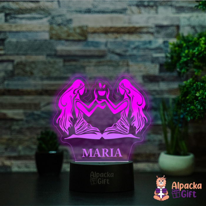 Lampă 3D Zodia Gemeni [4]