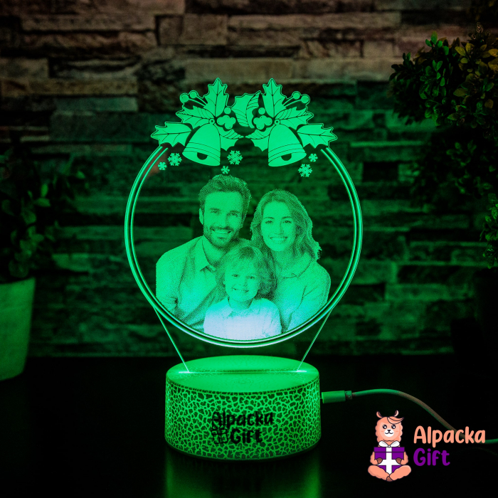 Lampă 3D - Glob cu Fotografie [4]