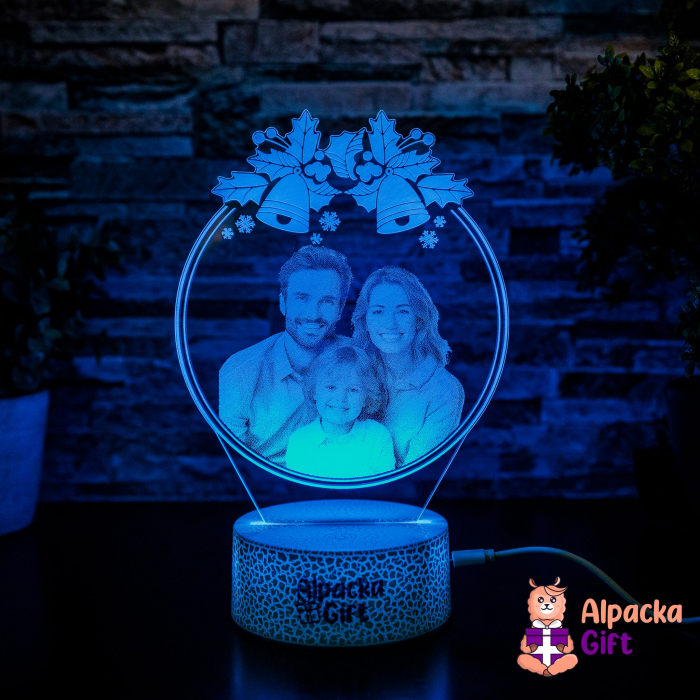 Lampă 3D - Glob cu Fotografie [5]